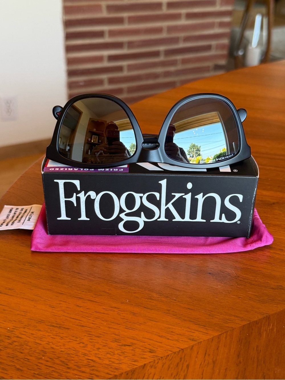 Oakley Frogskins Matte Black Prizm Polarized Sunglasses